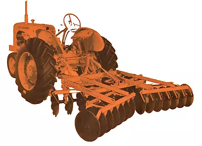 Buy Allis Chalmers WD-109 Snap Coupler Mounted Disc Disk Harrow Manual 8.5' WD45 WD • 20$