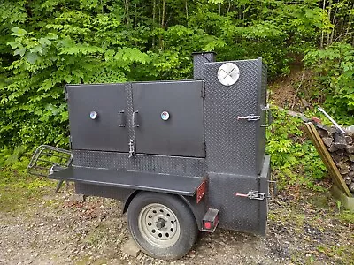 Buy HBT Firehouse Model Smoker On A Trailer Used In Great Condition, P/u Only • 5,200$