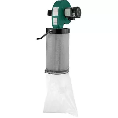 Buy Grizzly Industrial Dust Collector With Canister Filter 1-1/2 HP Wall-Mounted • 663.74$
