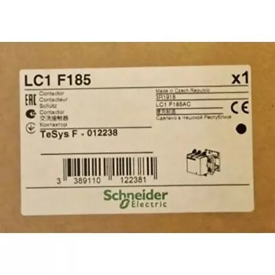Buy 1pcs Schneider Electric LC1F185 / LC1 F185 Contactor 3P • 368.01$