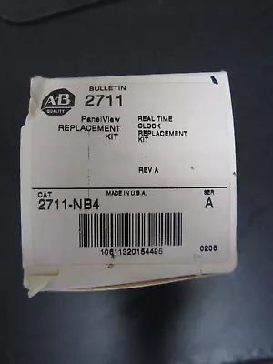 Buy New Allen Bradley 2711-NB4 Real-Time Clock PanelView 300 Keypad & 550/600 Touch • 415.50$