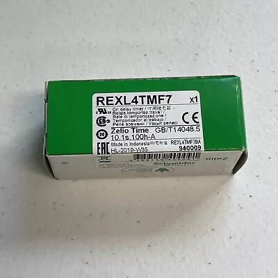 Buy New (Open Box) Schneider Electric REXL4TMF7 Time Delay Relay • 74.99$