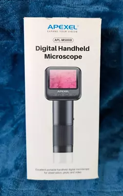 Buy Apexel Digital Handheld Microscope APL-MS008 • 47$