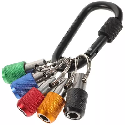 Buy  Aluminum Alloy Socket Bit Storage Drill Holder For Impact Driver 1/4 Keychain • 12.29$