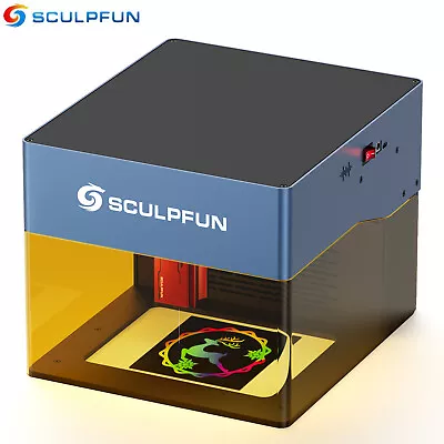 Buy Sculpfun ICube Pro 5W Mini Laser Engraver Enclosed Laser Engraving Machine T4Q0 • 188.09$