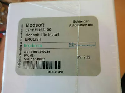 Buy Modsoft Lite Software 371SPU92100 New In Box Sealed • 39.95$