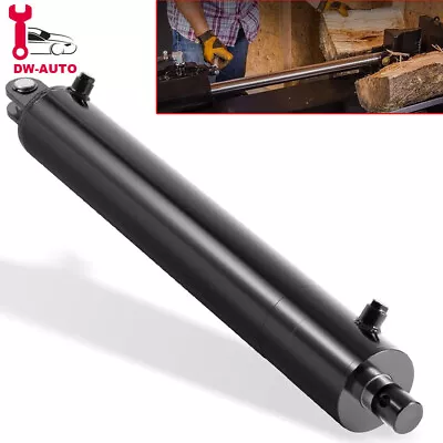 Buy Hydraulic Cylinder Double Acting For Log Splitter 4 Bore X 24 Stroke X 1.75 Rod  • 350.39$