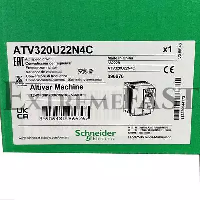 Buy Schneider Electric ATV320U22N4C Box Inverter 2.2KW Three-phase 400V • 329.99$