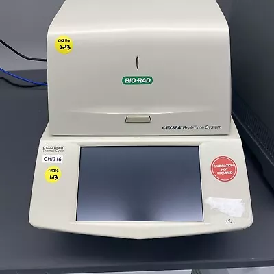 Buy Bio-Rad CFX96 Real-Time PCR Detection System C1000 Touch Thermal Cycler & CFX386 • 10,000$