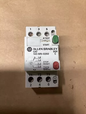 Buy Allen Bradley Manual Starter Circuit Breaker - 140-MN-0250 #112F213*CO • 9.99$