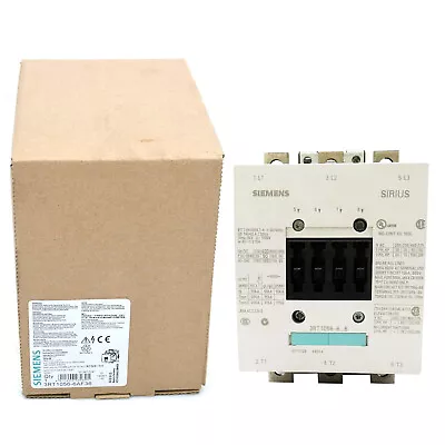 Buy New In Box SIEMENS 3RT1056-6AF36 3RT10566AF36 Contactor 3 Pole • 329.99$