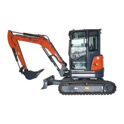 Buy CFG 4 Ton Hydraulic Excavator Kubota Engine 25HP Diesel Digger Cab Without Thumb • 34,998.89$