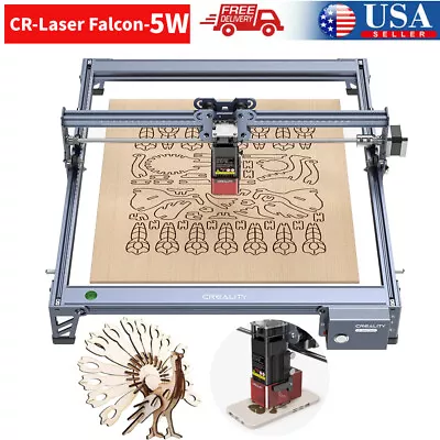 Buy Creality 5W Laser Engraver, 72w Laser Cutter Machine For Wood Metal Leather DIY • 139.99$
