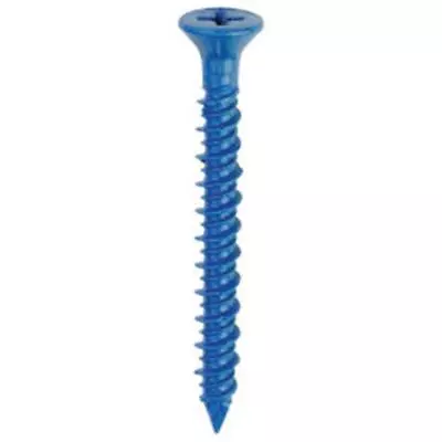 Buy Tapcon 1/4-inch X 3-3/4-inch Flat Head Phillips Drive Concrete Anchors - 25 Pack • 18.95$