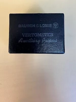 Buy Bausch & Lomb Vertometer Auxiliary Prisms • 59$