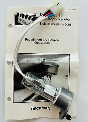 Buy Du Series 60 Spectrometer Lamp, Pre-aligned 596791 • 89$