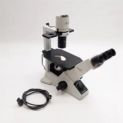 Buy Olympus CK30 CK30-F100 Inverted Phase Contrast Microscope W/Objective NO Lamp • 341.99$