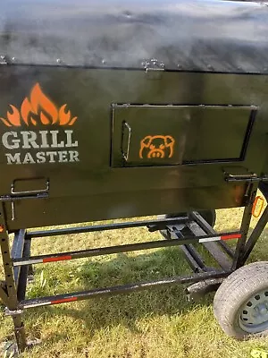 Buy  Electric Rotisserie BBQ Grill Master Smoker Trailer • 2,000$
