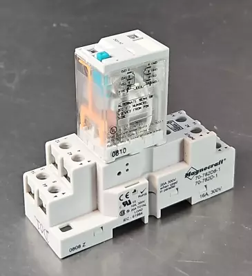 Buy Schneider Electric Magnecraft 782XBXM4L Relay With 70-782D8-1 Base   Loc4E23 • 16$