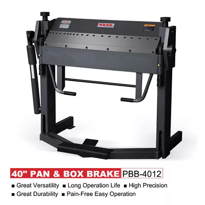 Buy KAKA Industrial PBB-4012 40 Inch Sheet Metal Pan Box Brake Folding Machine • 1,899.99$