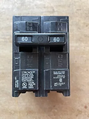 Buy Siemens Q260 60Amp 2 Pole 240V Circuit Breaker - Black • 14$