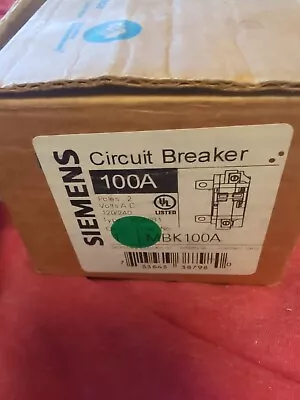 Buy Siemens MBK100A 100-Amp Main Circuit Breaker For Use In Ultimate Type Load NEW • 68.59$
