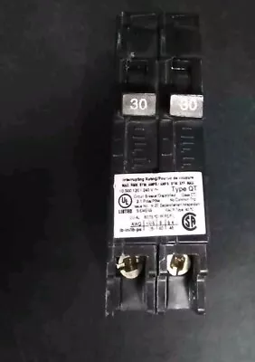 Buy Siemens QT 30-amp/30-amp 1-Pole Tandem Circuit Breaker - Q3030U • 14.61$