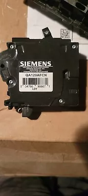 Buy Siemens Qa120afcn 20 Amp Plug-on Neutral Arc Fault Afci Circuit Breakers • 30$