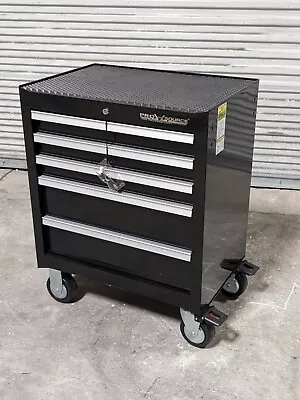 Buy Pro Source Roller Cabinet Tool Box 5 Drawer 33 X 26 X 18 Steel Black • 399.88$