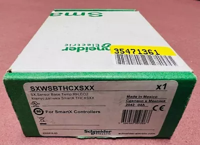 Buy SCHNEIDER ELECTRIC SXWSBTHCXSXX Sensor Base Temperature Humidity CO2 SmartX • 69$