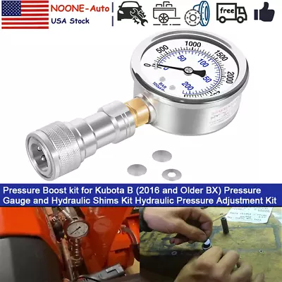 Buy For Kubota BX B LX MX L Series Pressure Boost Kit HST Hydraulic Shims +25% Power • 77.99$