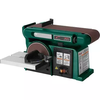 Buy Grizzly G0787 4  X 36  Horizontal/Vertical Belt Sander With 6  Disc • 173.95$