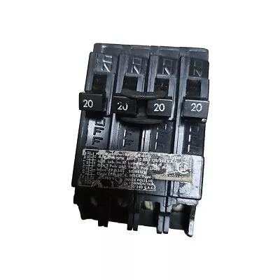 Buy SIEMENS 20 Amp Q22020 120/240V 4P Quad Circuit Breaker Type QT  • 28.99$