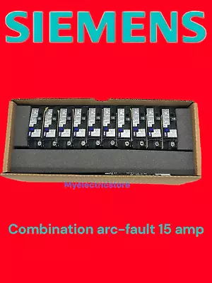 Buy Circuit Breakers Siemens 15-A Arc-Fault   Combination Type AFCI Plug-On Neutral • 359.57$