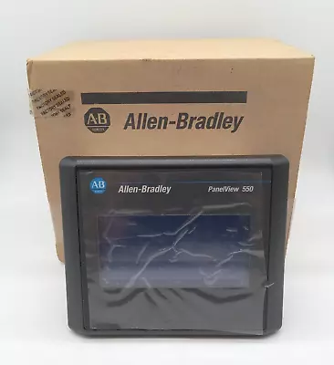 Buy Allen-Bradley 2711-T5A1L1 Panelview 550 Touch Screen Operator Terminal • 1,350$