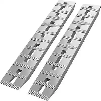 Buy Synthacy 60''x12'' Aluminum Trailer Ramps 6000LBS Car Truck Hook End 2 Ramps • 280.99$