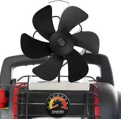 Buy Wood Stove Fan For Buddy Heater, Heat Powered Fireplace Black  • 37.87$