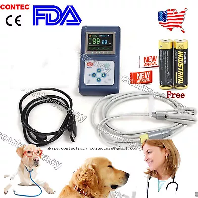 Buy CMS60D VET Veterinary Use Fingertip Pulse Oximeter,SPO2 Blood Oxygen Monitor,USA • 99$