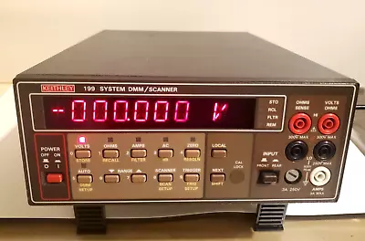 Buy KEITHLEY 199 SYSTEM DMM-SCANNER -Fully Tested - Free Shipping - 30 Days Return • 225$