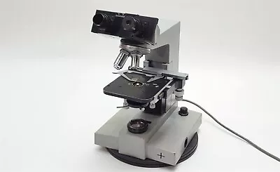 Buy Leitz Wetzlar SM-LUX Binocular Microscope 10X/100X Oel 1.25 Condenser 1*Eyepiece • 83.99$