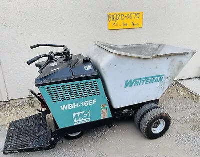 Buy Whiteman WBH-16EF Gas Power Concrete Cement Buggy And Electric Start - Low Hour • 8,500$
