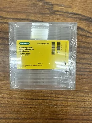 Buy Bio-Rad Cell Counting Slides, Dual Chamber For Cell Counter Qty 30 Cat 145-0011 • 49.99$