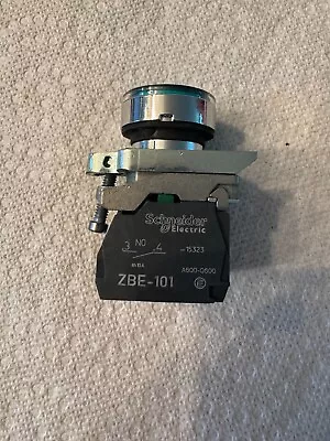 Buy Schneider Electric Teal Push Button Part No. ZBE-101 • 24.49$