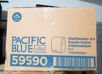 Buy Georgia-Pacific Blue Ultra Automatic Paper Towel Dispenser  Black 59590 • 25$