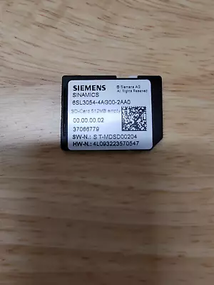 Buy Siemens Sinamics VFD Memory Card 512MB 6SL3054-4AG00-2AA0 • 60$