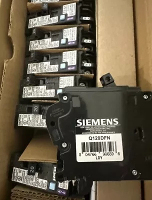 Buy 🔥10 Pcs Siemens Q120dfn 20a Dual Afci/gfci Plug On Neutral Breaker Brand New🔥 • 398.95$