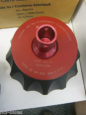 Buy Beckman 70.1 Ti 12 Position 70,000 Rpm Fixed Angle Centrifuge Rotor • 349.99$