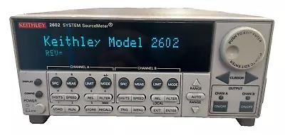 Buy Keithley 2602 SYSTEM Source Meter Good Condition Fast Shipping • 3,629.99$
