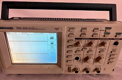 Buy Tektronix TDS 220 100MHz Two Chanel Digital Oscilloscope TDS220 Real-time • 314$