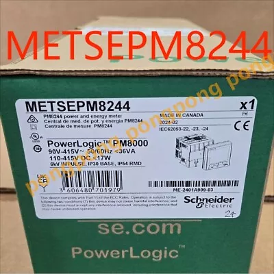 Buy SCHNEIDER METSEPM8244 Schneider Electric PowerLogic PM8000 Power Meter BRAND NEW • 2,778.60$